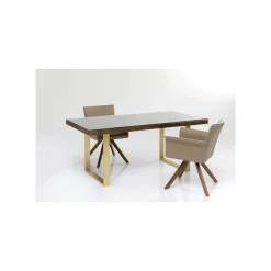 KARE Design Table Conley 160x80cm Pieds Laiton ^ Table