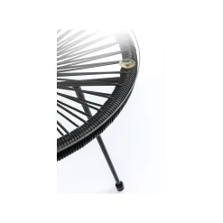 KARE Design Table D'appoint Acapulco 50cm Noire ^ Table D'Appoint & De Chevet
