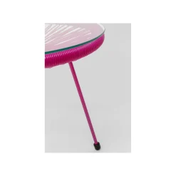 KARE Design Table D'appoint Acapulco Mono 50cm Rose ^ Table D'Appoint & De Chevet