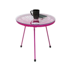 KARE Design Table D'appoint Acapulco Mono 50cm Rose ^ Table D'Appoint & De Chevet