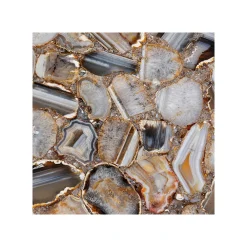 KARE Design Table D'appoint Agate Cut 46cm ^ Table D'Appoint & De Chevet
