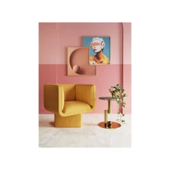 KARE Design Table D'appoint Agate Cut 46cm ^ Table D'Appoint & De Chevet