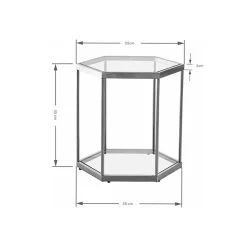 KARE Design Table D'appoint Comb Dorée ^ Table D'Appoint & De Chevet