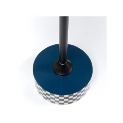 KARE Design Table D'appoint Domero Checkers 40cm Bleue ^ Table D'Appoint & De Chevet