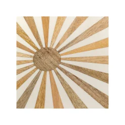 KARE Design Table D'appoint Domero Cirque 40cm Blanche Et Dorée ^ Table D'Appoint & De Chevet