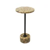 KARE Design Table D'appoint Domero Mosaic 25cm Marron ^ Table D'Appoint & De Chevet