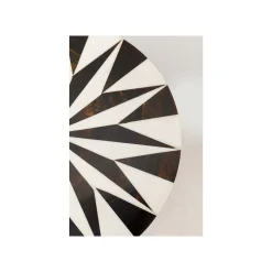 KARE Design Table D'appoint Domero Star 25cm Marron Et Blanche ^ Table D'Appoint & De Chevet