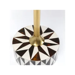KARE Design Table D'appoint Domero Star 40cm Marron Et Blanche ^ Table D'Appoint & De Chevet