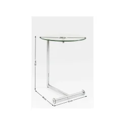 KARE Design Table D'appoint Easy Living Chromée ^ Table D'Appoint & De Chevet