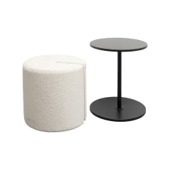 KARE Design Table D'appoint Et Tabouret Better Together ^ Tabouret & Pouf|Table D'Appoint & De Chevet
