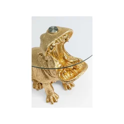 KARE Design Table D'appoint Hippopotame Doré ^ Table D'Appoint & De Chevet