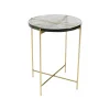 KARE Design Table D'appoint Ice 40cm Pieds Dorés ^ Table D'Appoint & De Chevet
