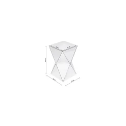 KARE Design Table D'appoint Luxury Triangle Champagne ^ Table D'Appoint & De Chevet