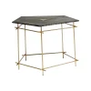 KARE Design Table D'appoint Mystic Pentagon Grise 52cm ^ Table D'Appoint & De Chevet