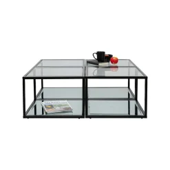 KARE Design Table D'appoint Quadro Noire 50x50cm ^ Table D'Appoint & De Chevet