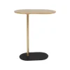 KARE Design Table D'appoint Slide Noire Et Dorée ^ Table D'Appoint & De Chevet