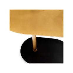 KARE Design Table D'appoint Slide Noire Et Dorée ^ Table D'Appoint & De Chevet
