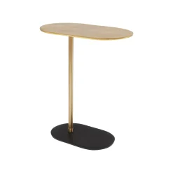 KARE Design Table D'appoint Slide Noire Et Dorée ^ Table D'Appoint & De Chevet