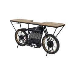 KARE Design Table De Bar Moto Noire ^ Bar & Tabouret De Bar