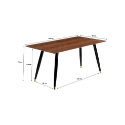 KARE Design Table Duran Square 160x80cm ^ Table