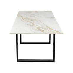 KARE Design Table Eternity Blanche Et Noire 180x90cm ^ Table