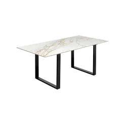 KARE Design Table Eternity Blanche Et Noire 180x90cm ^ Table