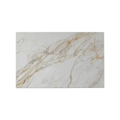 KARE Design Table Eternity Cross Blanche Et Dorée 180x90cm ^ Table