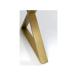 KARE Design Table Eternity Cross Blanche Et Dorée 180x90cm ^ Table