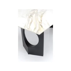KARE Design Table Eternity Oho Blanche Et Noire 180x90cm ^ Table