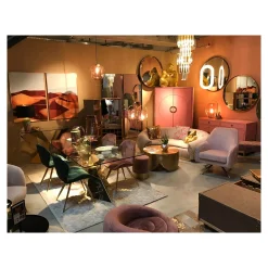 KARE Design Table Gloria 200x100cm Dorée ^ Table