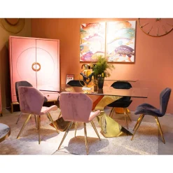 KARE Design Table Gloria 200x100cm Dorée ^ Table
