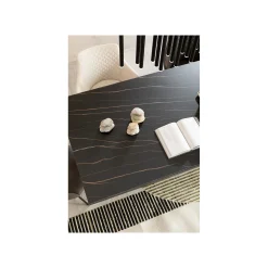 KARE Design Table Gloria 200x100cm Grès Noir ^ Table
