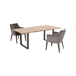 KARE Design Table Harmony Acacia Acier 160x80cm ^ Table
