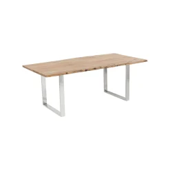 KARE Design Table Harmony Acacia Chrome 160x80cm ^ Table