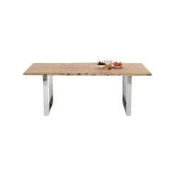 KARE Design Table Harmony Acacia Chrome 160x80cm ^ Table
