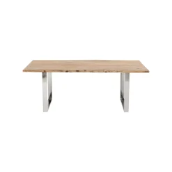 KARE Design Table Harmony Acacia Chrome 180x90cm ^ Table
