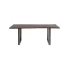 KARE Design Table Harmony Noyer Acier 160x80cm ^ Table