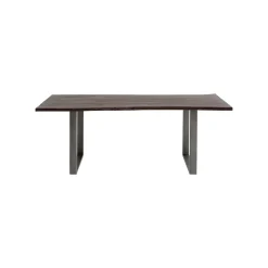 KARE Design Table Harmony Noyer Acier 160x80cm ^ Table