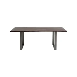 KARE Design Table Harmony Noyer Acier 180x90cm ^ Table