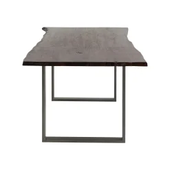 KARE Design Table Harmony Noyer Acier 180x90cm ^ Table