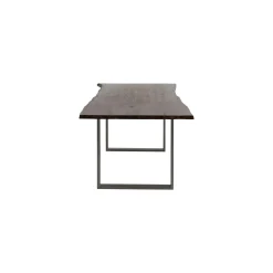 KARE Design Table Harmony Noyer Acier 200x100cm ^ Table