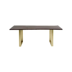 KARE Design Table Harmony Noyer Laiton 160x80cm ^ Table