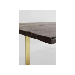 KARE Design Table Harmony Noyer Laiton 160x80cm ^ Table