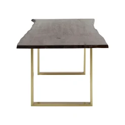 KARE Design Table Harmony Noyer Laiton 200x100cm ^ Table