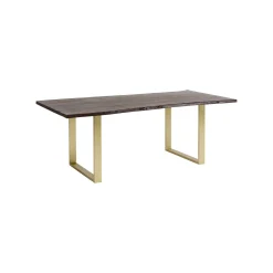 KARE Design Table Harmony Noyer Laiton 200x100cm ^ Table