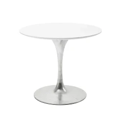 KARE Design Table Invitation 90cm Blanche & Zinc ^ Table