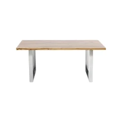 KARE Design Table Jackie Chêne Chrome 160x80cm ^ Table