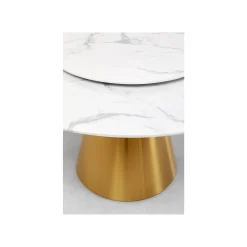 KARE Design Table Lucia 135cm Blanche Et Dorée ^ Table