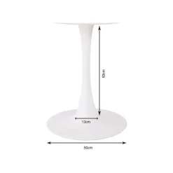KARE Design Table Schickeria 80cm Chêne Et Blanche ^ Table