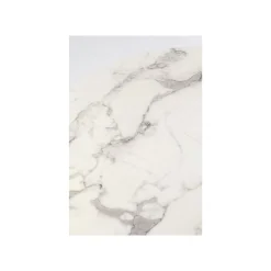 KARE Design Table Schickeria 110cm Effet Marbre Blanc ^ Table